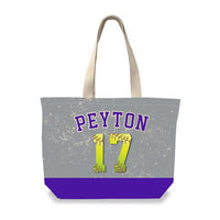 Color Block - Personalized Softball Tote