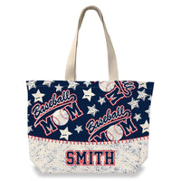 baseball mom tote