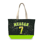 Color Block - Personalized Softball Tote